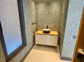 Bitez'de 6+1 Merkezi Konumda 612 m2 Arsa İçinde 6+1 Triplex Villa 