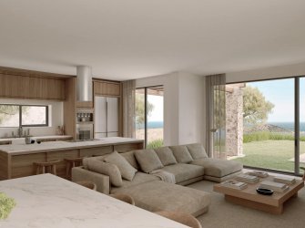 Gümüşlük'e Denize 250 Metre Mesafede Full Donanımlı Plaj Kullanımı Olan 5+1 Villa !