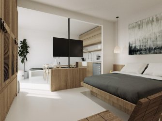 Gümüşlük'e Denize 250 Metre Mesafede Full Donanımlı Plaj Kullanımı Olan 5+1 Villa !