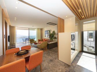 Bitez'de Denize Sıfır 2+1 Rezidence Sosyal Kullanımı 7/24 Güvenlik Denize Sıfır 